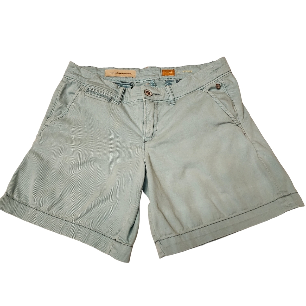 Anthro Pilcro and the Letterpress Hyphen Light Blue Shorts Size 25
